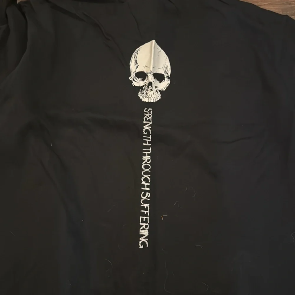 NEW Attifit T Shirt bundle Skull Graphic T-Shirts in Olive drab and Black bundle - Picture 3 of 7